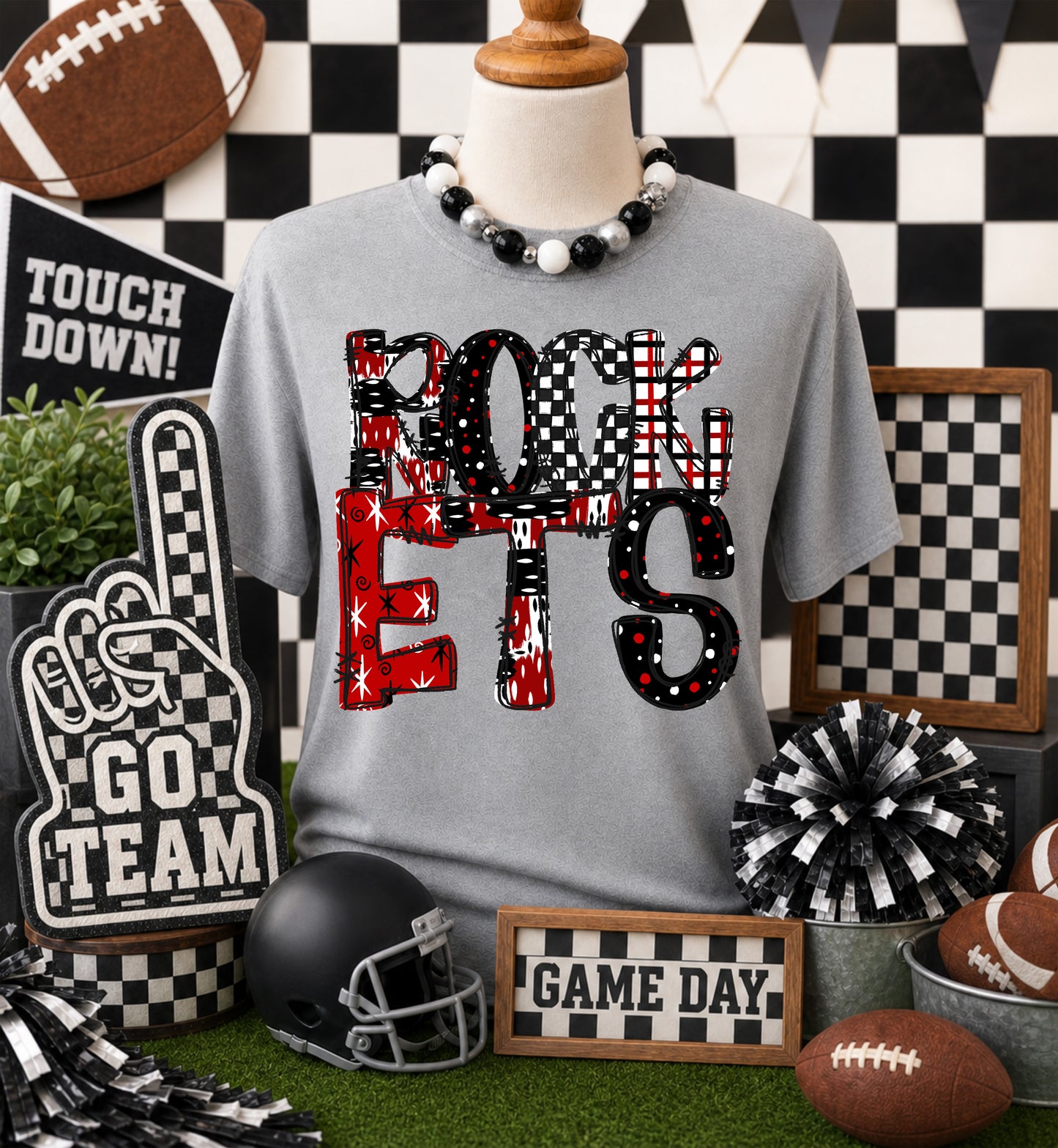 GAME DAY MASCOTS - RED - CHOOSE YOUR MASCOT