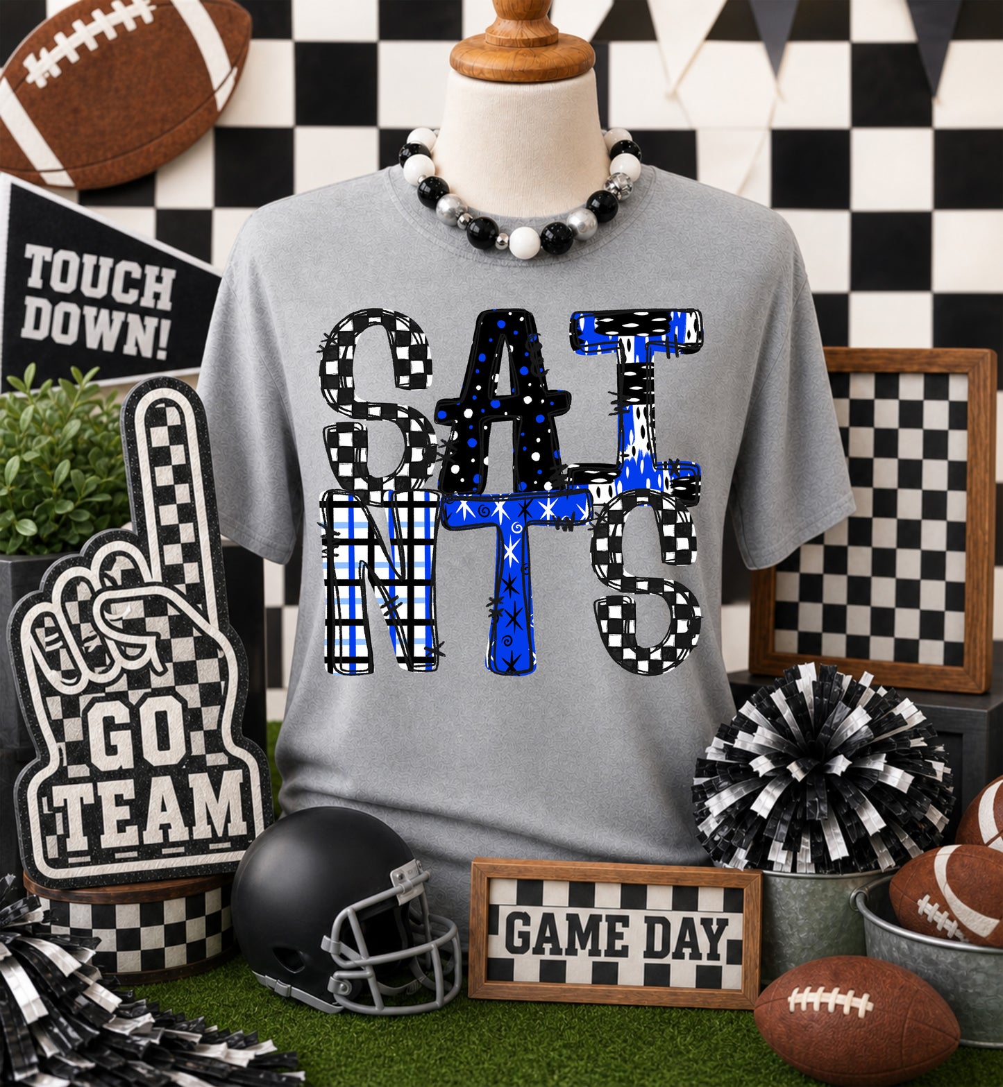 GAME DAY MASCOTS - BLUE - CHOOSE YOUR MASCOT
