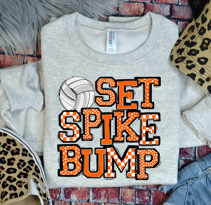 ORANGE SET SPIKE BUMP