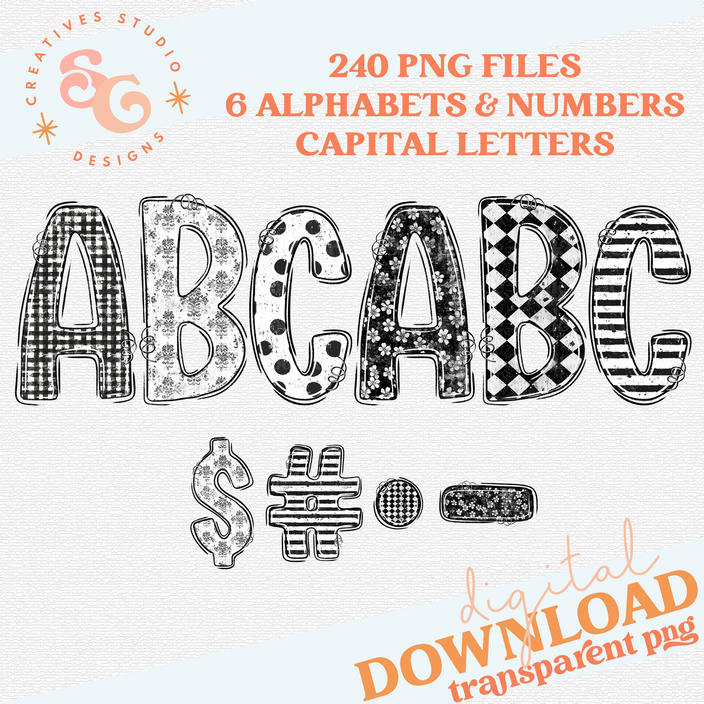 GOOD GOTH ALPHABET SET