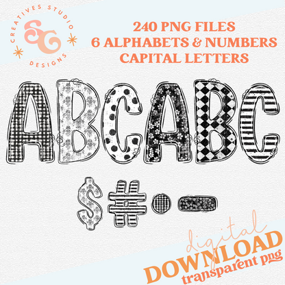 GOOD GOTH ALPHABET SET