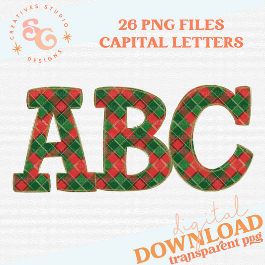 MAD FOR PLAID ALPHABET