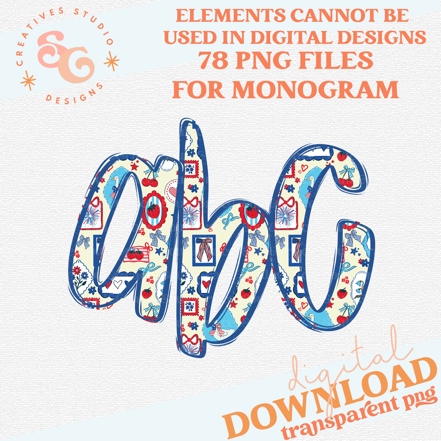 USA MONOGRAM ALPHA
