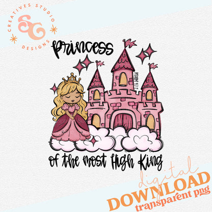 A PRINCESS OF THE MOST HIGH KING PINK BLONDE
