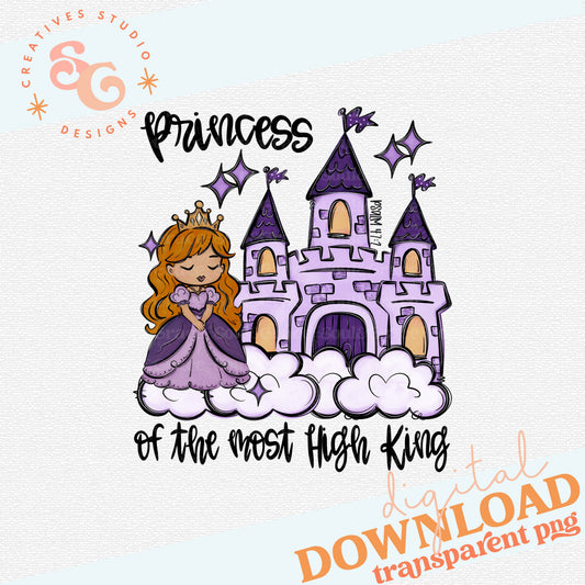 A PRINCESS OF THE MOST HIGH KING PURPLE RED