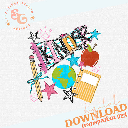 BACK TO SCHOOL NAME PENNANT KINDER