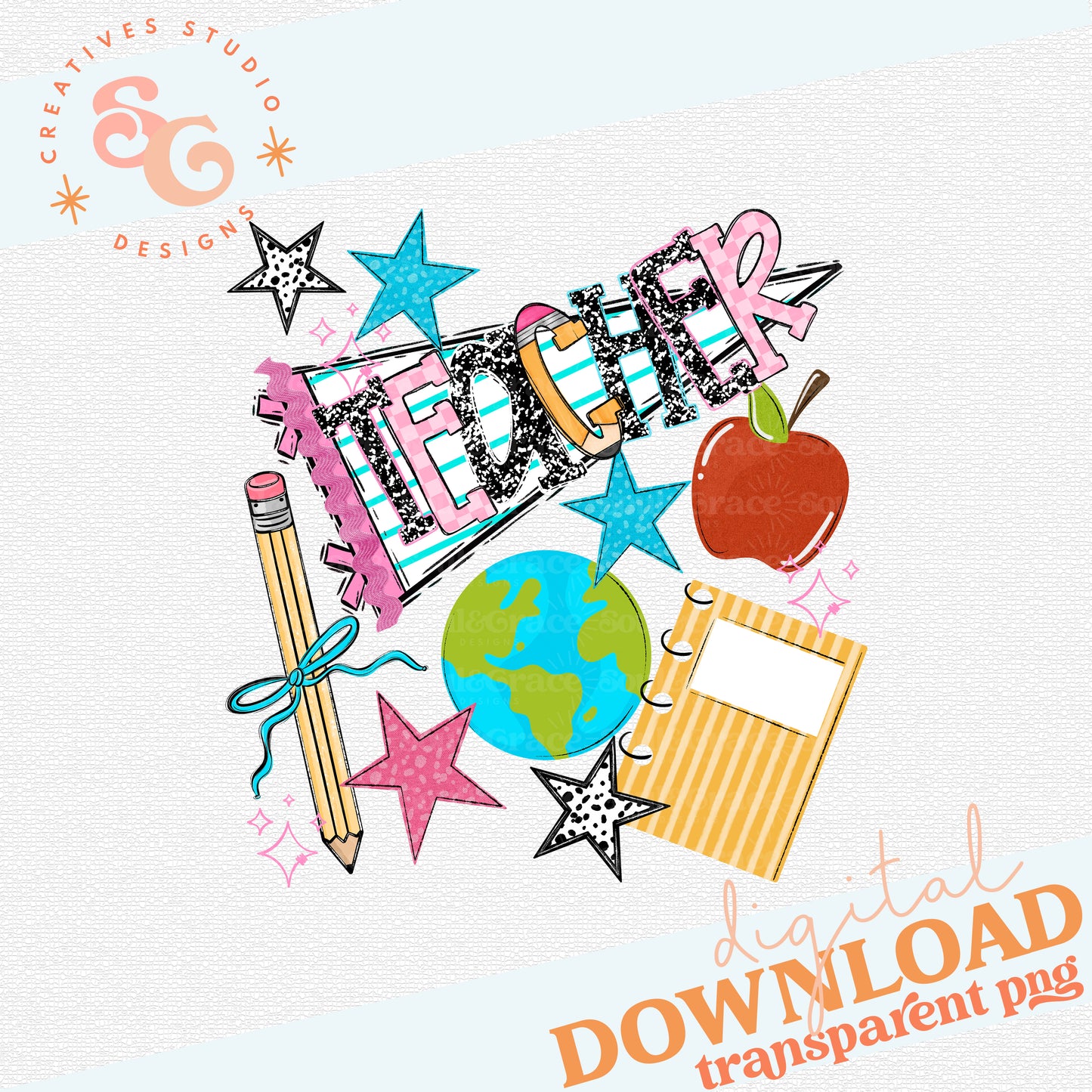 BACK TO SCHOOL NAME PENNANT TEACHER