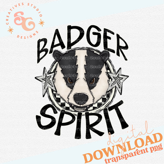 BADGER MASCOT SPIRIT