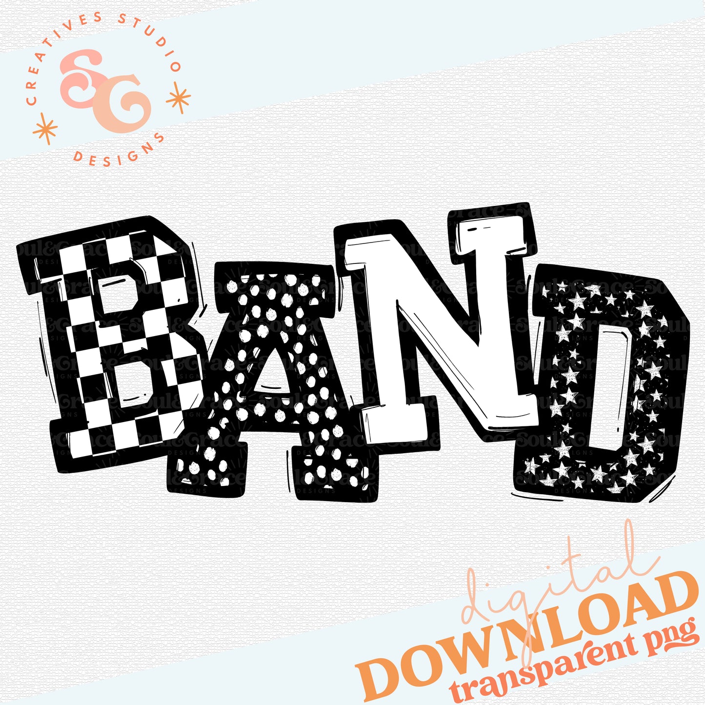 BAND SO SPORTY BLACK WHITE