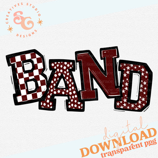 BAND SO SPORTY MAROON