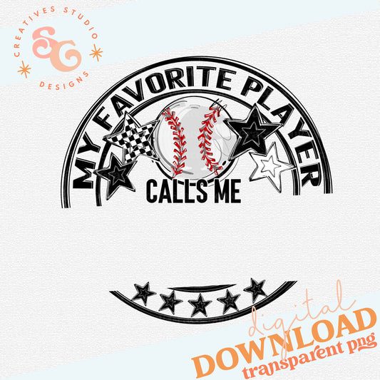 BASEBALL MY FAVORITE PLAYER BLANK
