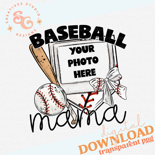 SPORTS MAMA PHOTO FRAME - BASEBALL