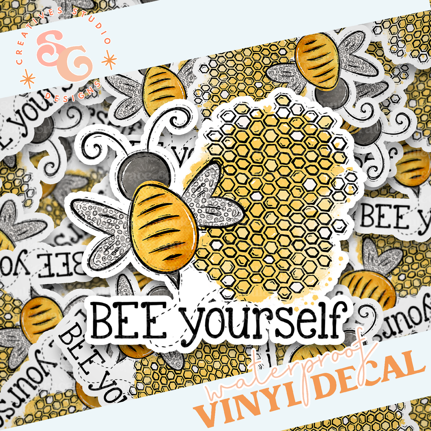 BEE yourself Vinyl Decal