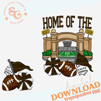 BROWN HOME OF THE STADIUMS