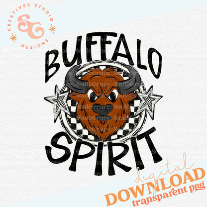 BUFFALO MASCOT SPIRIT