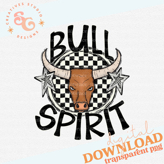 BULL MASCOT SPIRIT