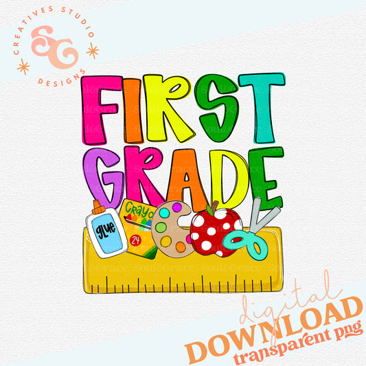 Back to School Name Plate FIRST GRADE