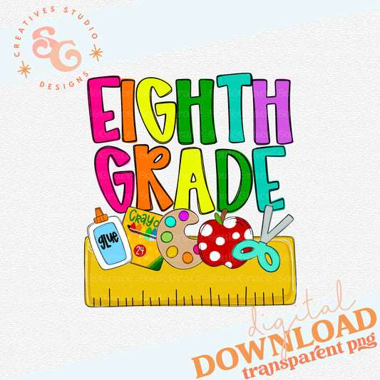 Back to School Name Plate EIGHTH GRADE