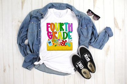 Back to School Name Plate FOURTH GRADE