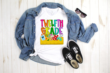 Back to School Name Plate TWELFTH GRADE