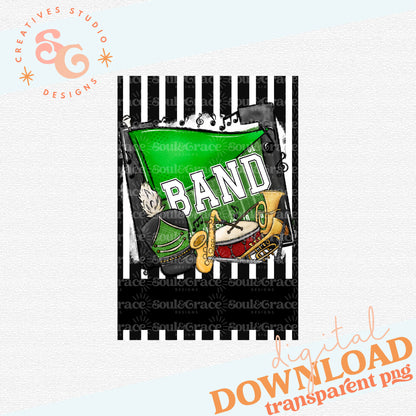 Band Pennant Flag - Green