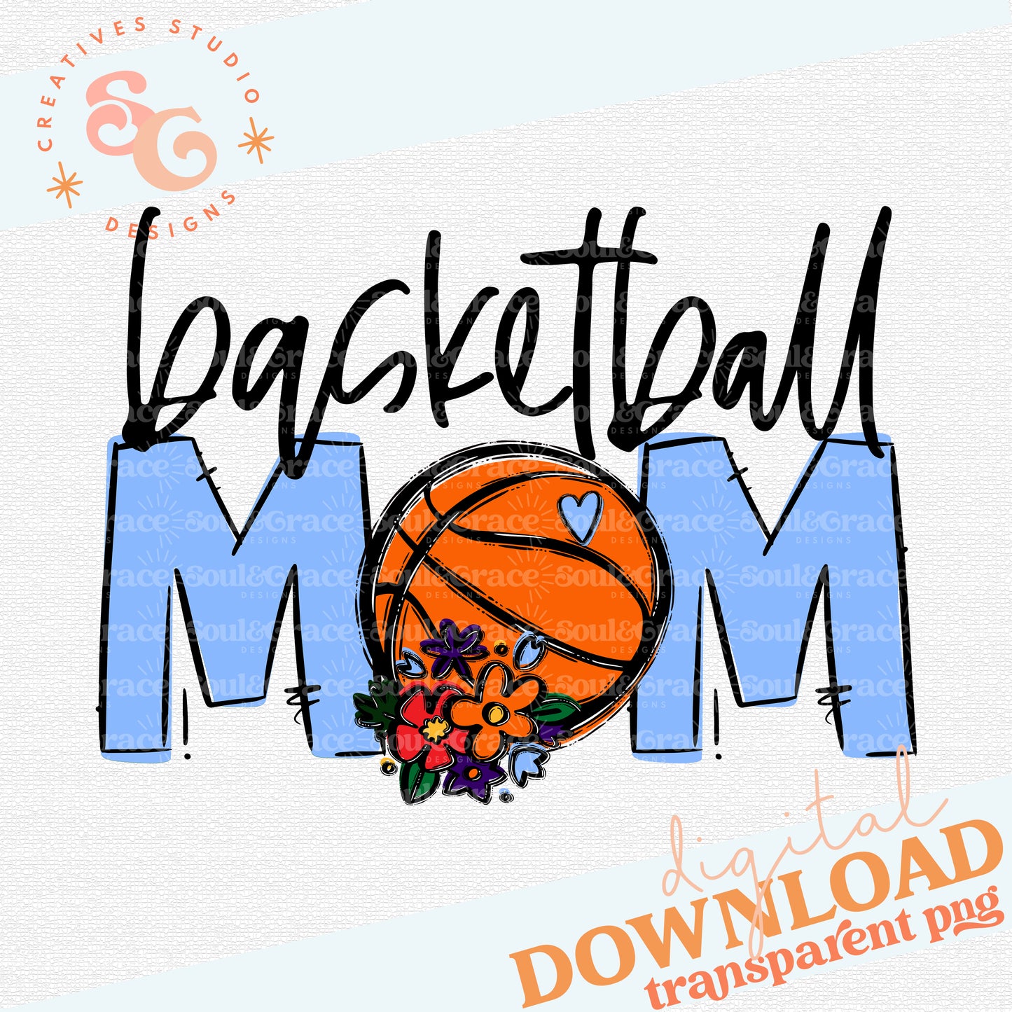 Basketball Mom Team Go