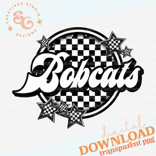 Bobcats Checker Mascots