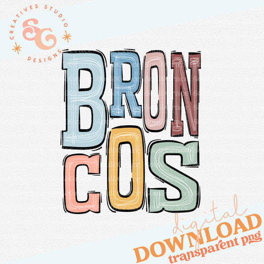 Boho Sports Broncos