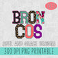 Broncos Faux Applique