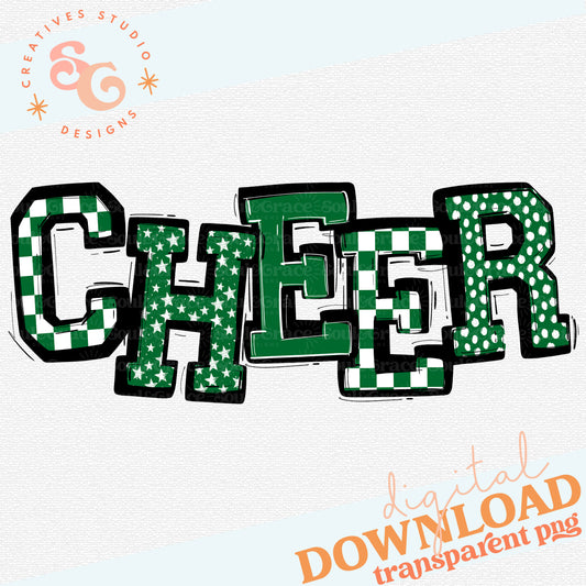 CHEER SO SPORTY KELLY GREEN