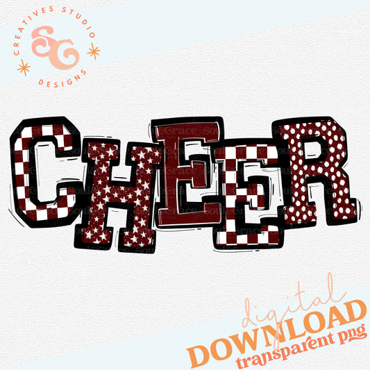 CHEER SO SPORTY MAROON