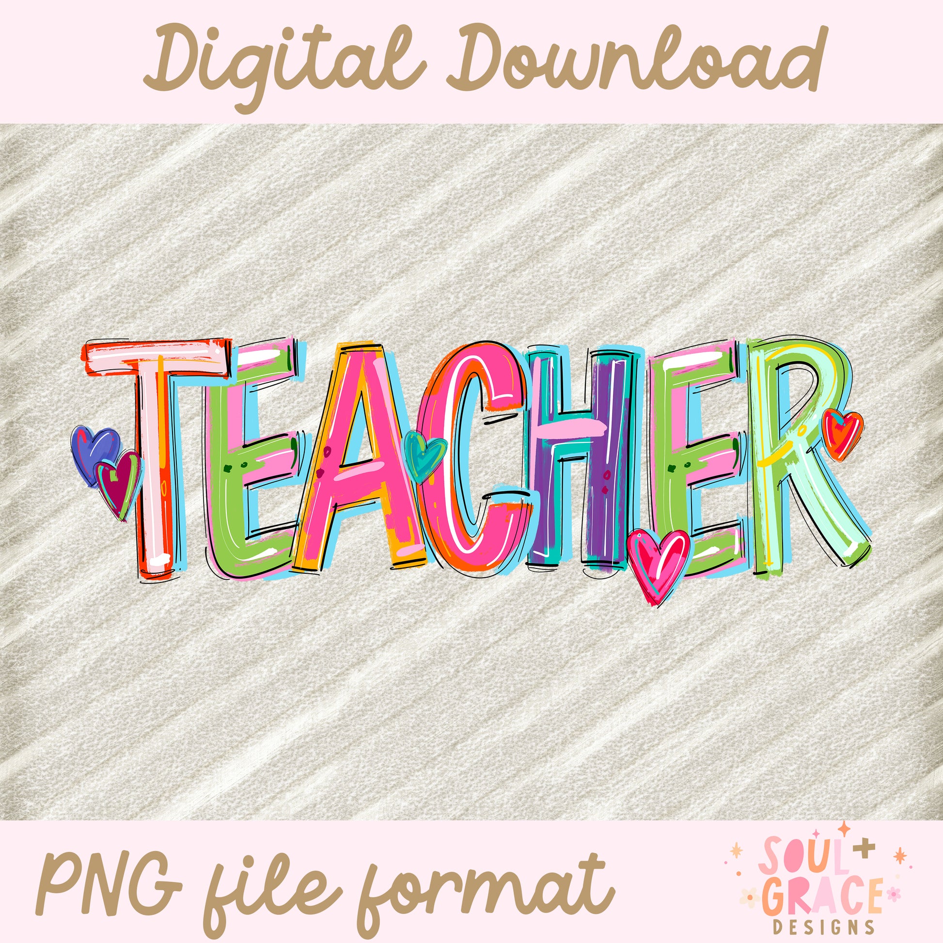 CHEERY WORDS TEACHER Soul & Grace Designs