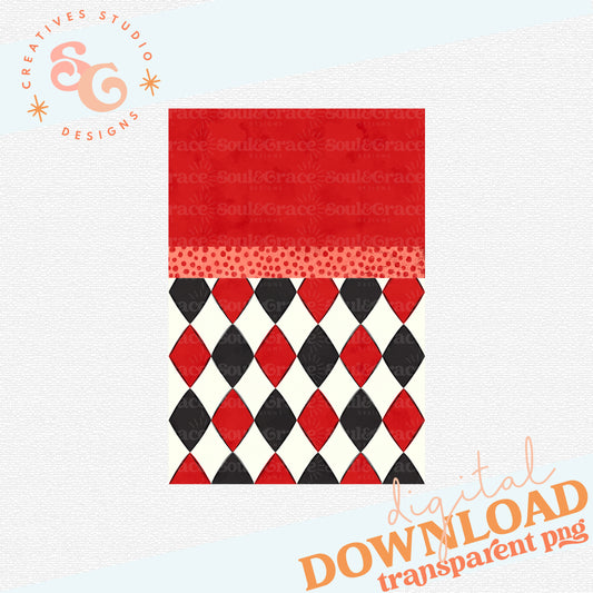 COMPOSITION NOTEBOOK COVERS RED ARGYLE