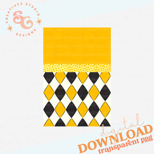 COMPOSITION NOTEBOOK COVERS YELLOW ARGYLE