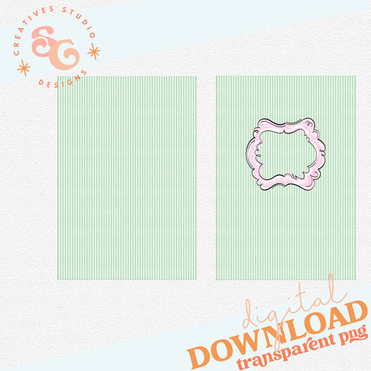 COMPOSITION NOTEBOOK DEBUTANTE PINK COVER FRONT & BACK