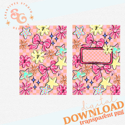 COMPOSITION NOTEBOOK SCRIBBLE BRIGHT FRONT & BACK