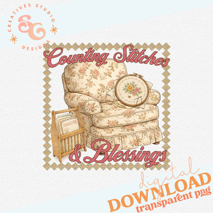 COUNTING STITCHES AND BLESSINGS