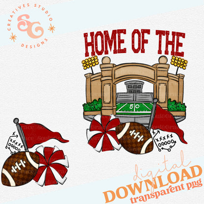 CRIMSON HOME OF THE STADIUMS