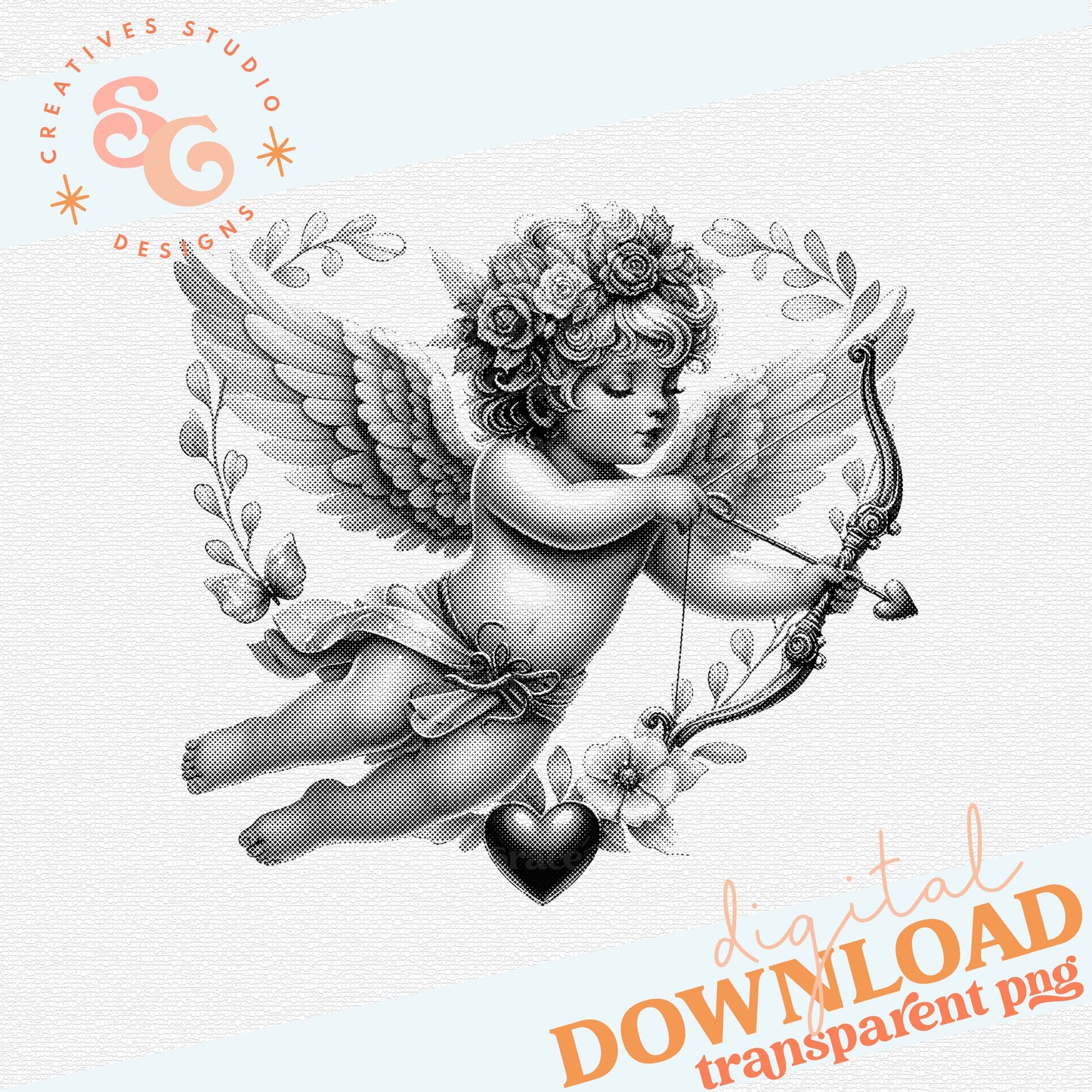 CUPID HALFTONE HEAVIER DOTS