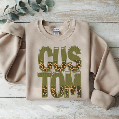 CAMO FUN GREEN MIX ALPHABET