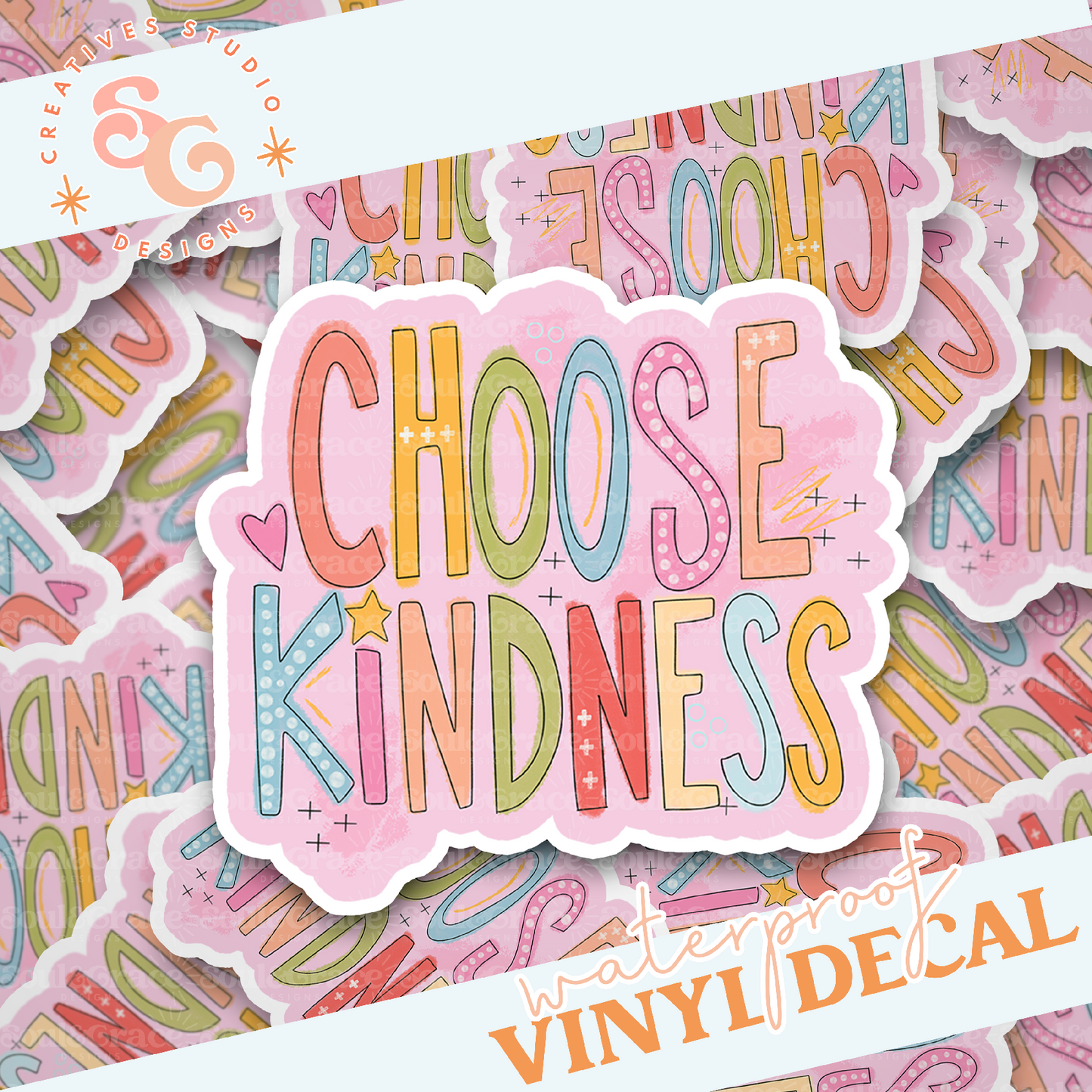 Choose Kindness Sticker Vinyl Decal