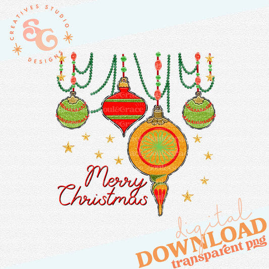 Christmas Ornaments SQUARE