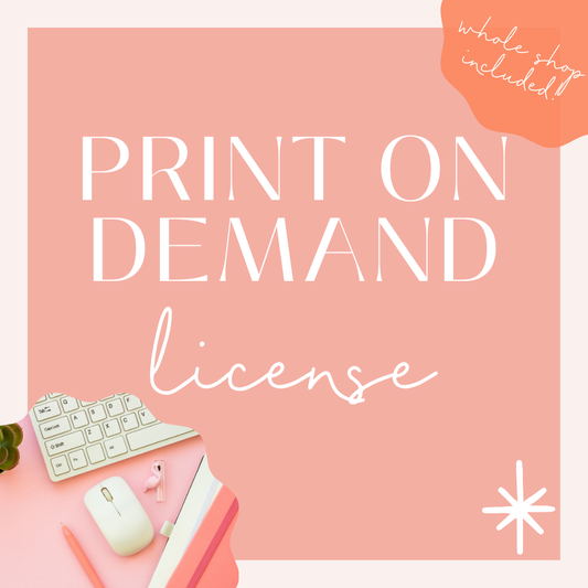 Print On Demand Whole Shop License