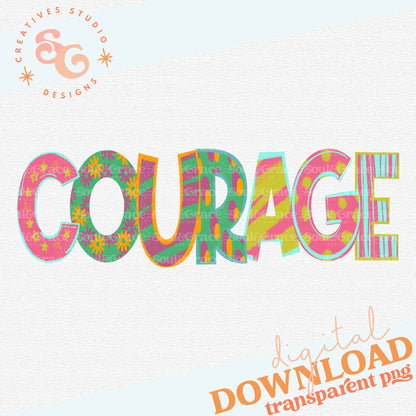 Courage Colorful