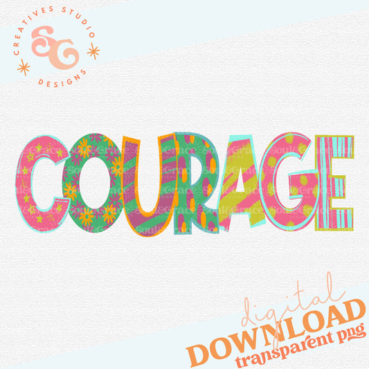 Courage Colorful