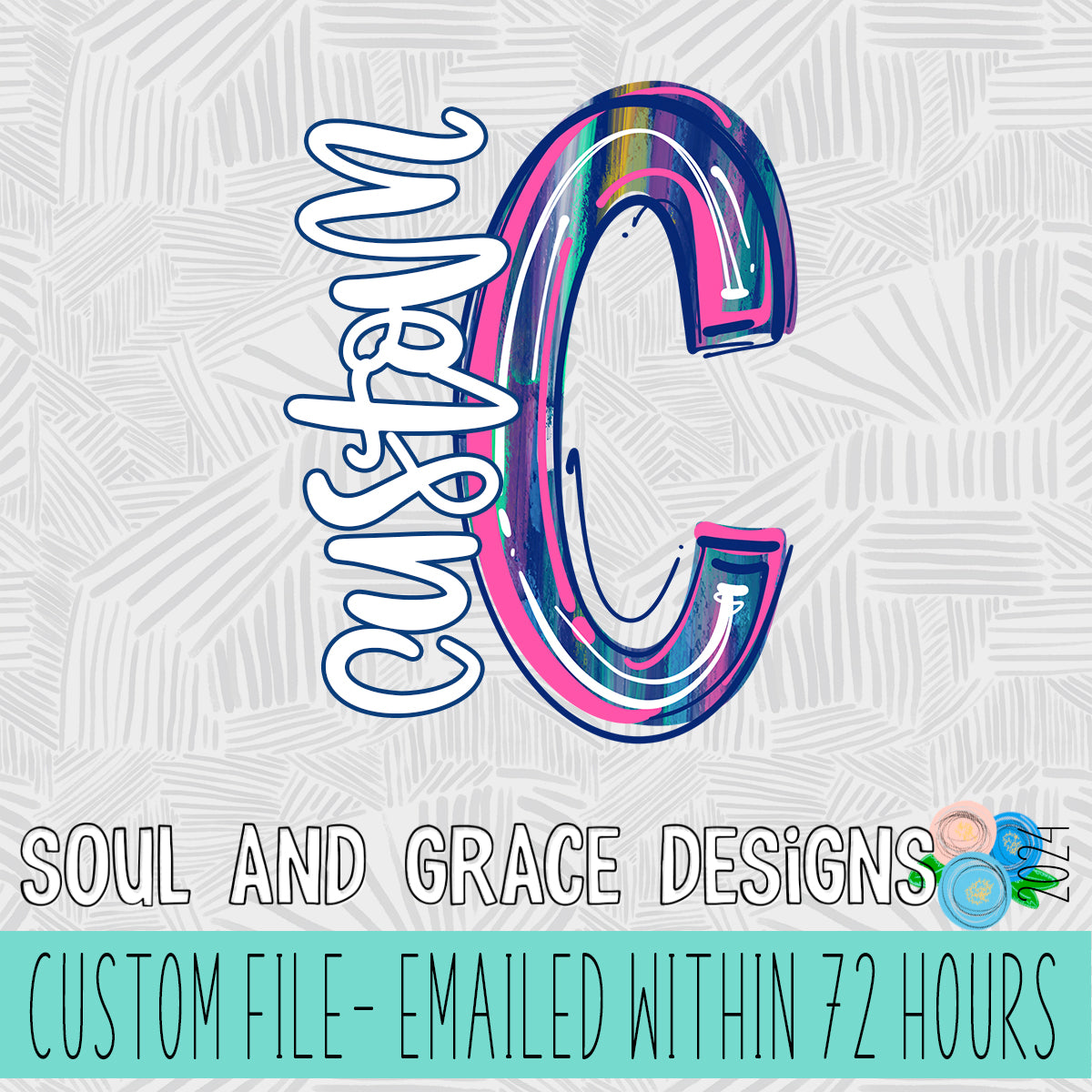 Custom Splatter Painted Mascots/Teams/Names β Soul & Grace Designs