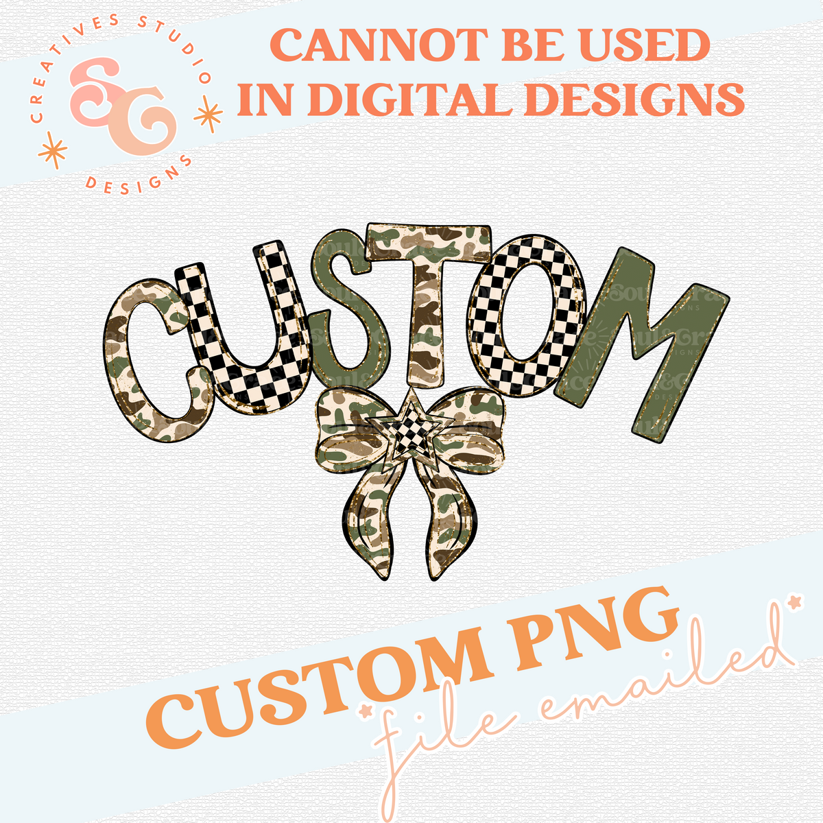 CAMO MASCOTS CUSTOM