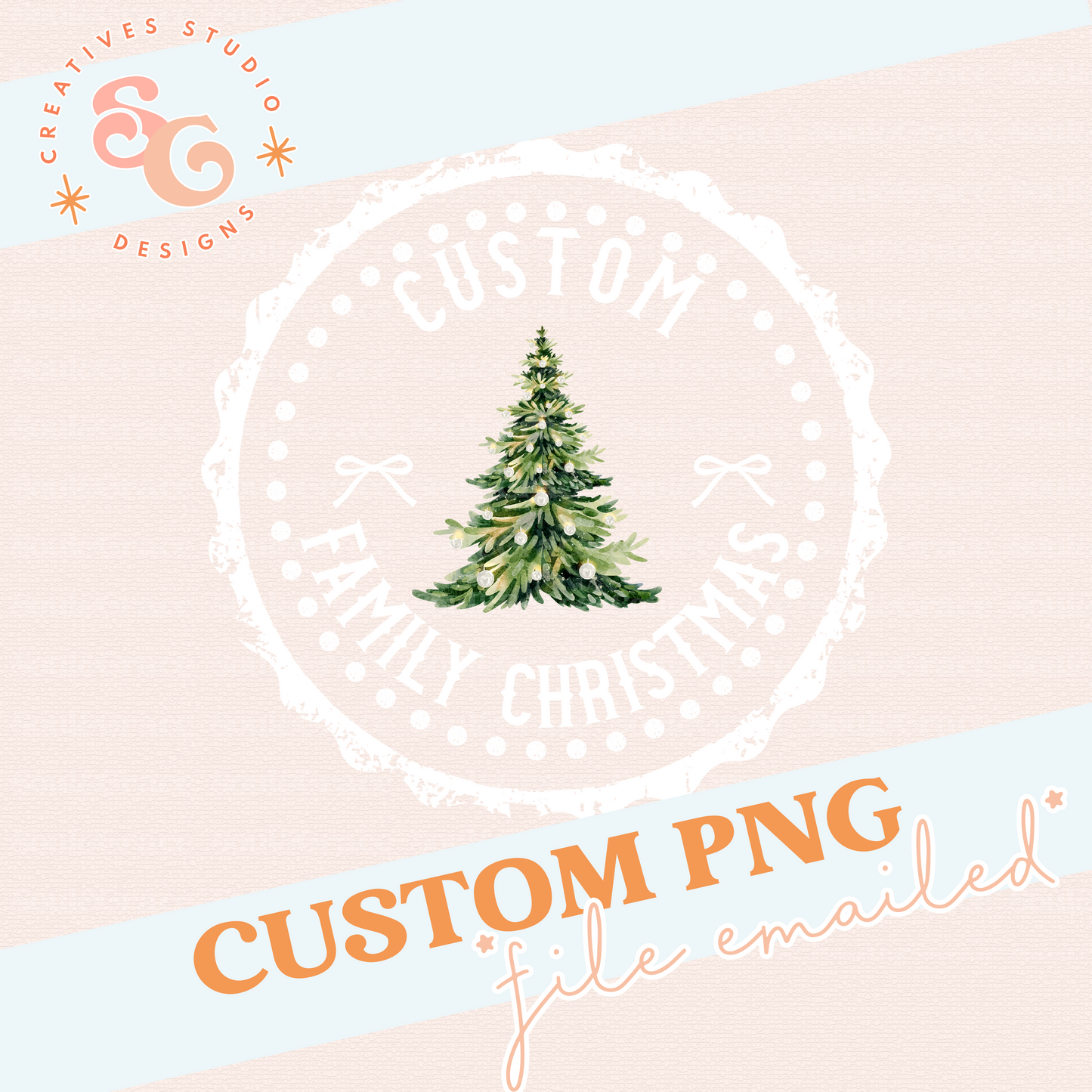 FAMILY CHRISTMAS STAMPS - CUSTOM