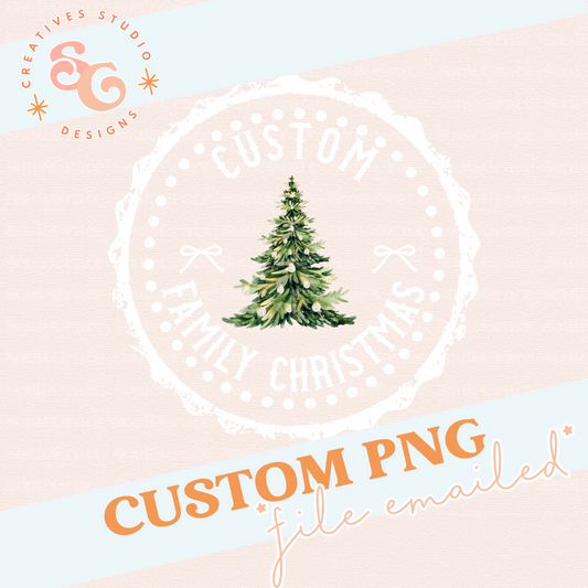 FAMILY CHRISTMAS STAMPS - CUSTOM