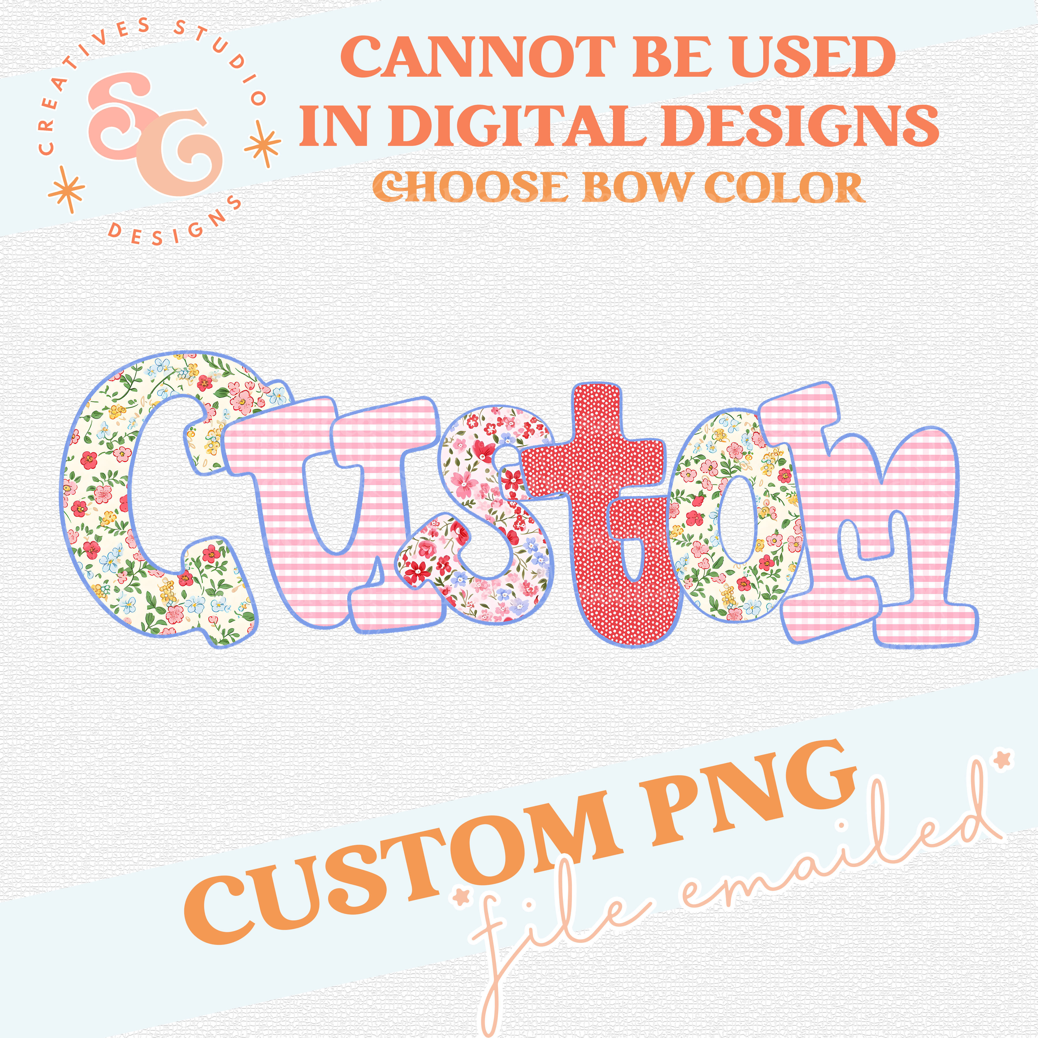 FLORAL NAMES CUSTOM – Soul & Grace Designs